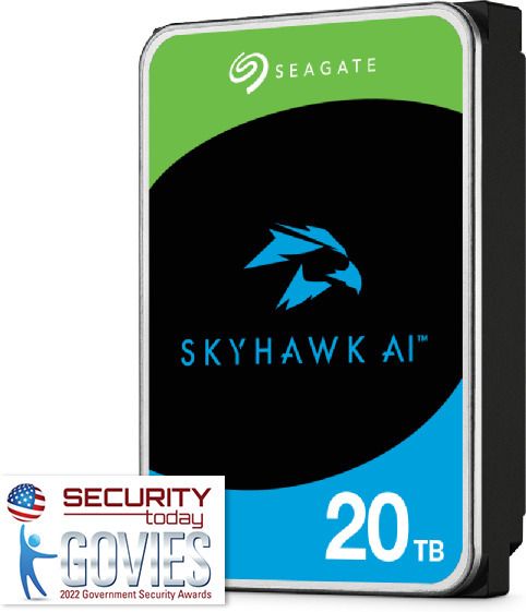 SEAGATE Surveillance AI Skyhawk 20TB HDD SATA 6Gb/s 256MB cache 3.5inch CMR Helium BLK